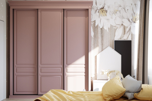 Коллекция New Classic Color Stories - цвет Mousse (Мусс) Шкафы-купе в классическом стиле фото, изображение